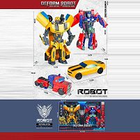 Набір трансформерів 689-14 2 трансформери, зброя, в коробці
