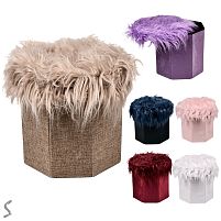 Тумба-пуф складаний "Mossy" 30*28см Stenson R33436 (колір в асортименті)