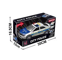 Машинка 666-22 Q "Поліція", звуки, підсвічування, інерція, в коробці