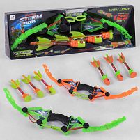 Детское игрушечное оружие Лук Igrusha АХ 1020 (24) 3 стрелы: на присоске и свистящие, в коробке