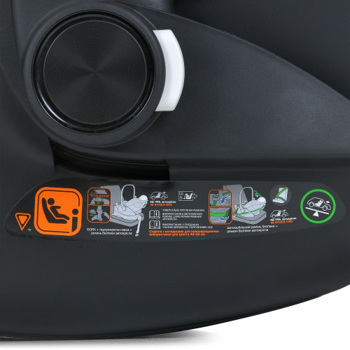 Автокрісло El Camino i-FLOW ME 1198 Gray (встановлення проти ходу руху, зріст дитини: 40-87 см, 3 точки кріплення, ремень безпеки, вік 0+) фото 7