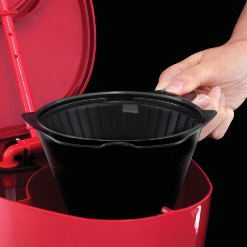 Картинка  Кофеварка Russell Hobbs  Textures Red (22611-56) от магазина cd-market фото 4
