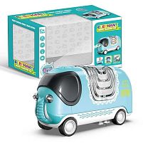 Машина музична HY 688 довжина 27 см, підсвічування, їздить, звуки транспорту і тварин, машинка і слон хитаються, 2 режими: зі звуком та без, гу