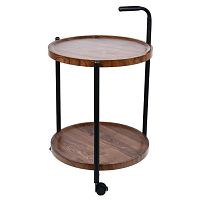 Стіл журнальний на коліщатках 2яр 40*40*65см Stenson M50277