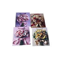 Пакет подарунковий паперовий M "Bouquet" 26*32*12см Stenson R34840-M