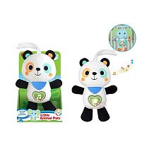 Музичне брязкальце 1963-6 підсвічування, звуки тварин, мелодії, кумедні звуки, кульки, пластиковий тулуб, текстильні голова та кінцівки, в коробц