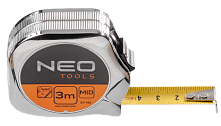 Картинка  Рулетка NEO, стальная лента 3 м x 16 мм (67-143) магазин cd-market