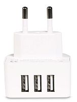 Картинка  Зарядное устройство Remax Moon 3хUSB 3.1A white (RP-U31-EU-WHITE) магазин cd-market