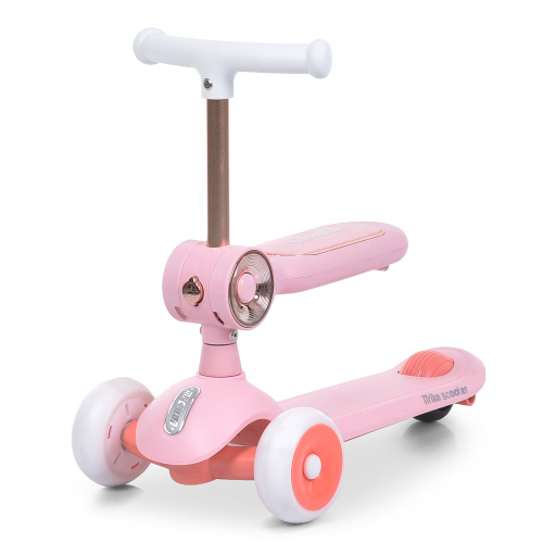 Картинка  Самокат-беговел триколісний iTrike JR3-170-3-P (колеса: передні Ø4,7"/заднє Ø2,95"/PU, рама: пластик, сидіння, до 20/50 кг) от магазина cd-market