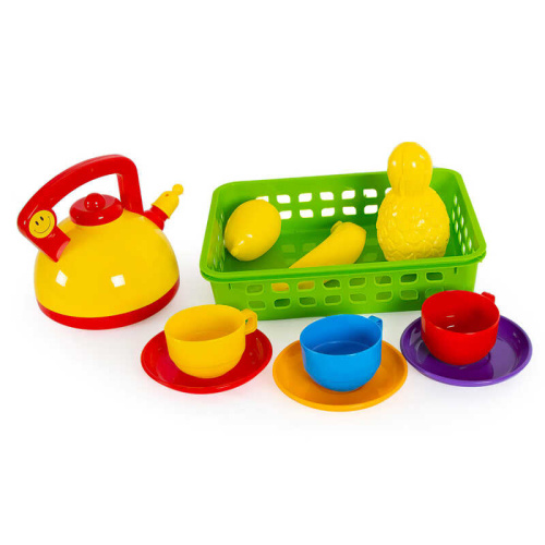 Набір посуду у великому кошику 4904 "BAMSIC"