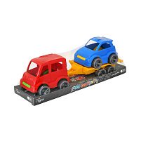 Набір авто "Kid cars Sport" 3 ел. на планшетці (автобус + гольф) 39823 "Tigres"