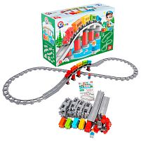 Конструктор Залізниця 1300 "Technok Toys", 59 деталей, в коробці