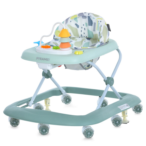 Ходунки дитячі El Camino ME 1217 Green (колеса: 8 шт, стопори: музика, світло, кермо, рухомі детал, зелений)