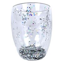 Склянка з подвійною стінкою "Glitter" 300мл Stenson R10128