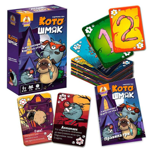 Гра настільна "Котошмяк" (укр) VT8077-01 "Vladi Toys"
