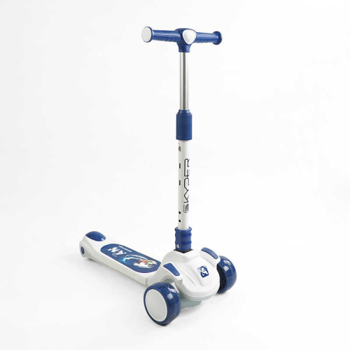 Самокат-беговел триколісний Skyper FJ-59060 (колеса: передні Ø4,92"/заднє Ø3,94"/PU, рама алюм./складна, сидіння, навіс, батьк. ручка, до 25/50 кг) фото 7