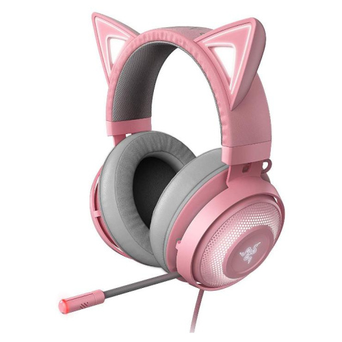 Картинка  Гарнитура Razer Kraken Kitty Ed. - Quartz (RZ04-02980200-R3M1) от магазина cd-market