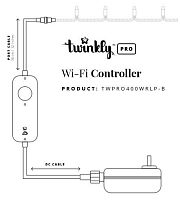 Картинка  Контроллер Twinkly Pro IP65 WiFi IP65, 1-2х250 ламп (TWPRO400WRLP-BEU) магазин cd-market