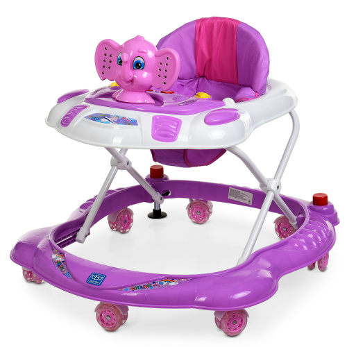 Ходунки дитячі Bambi M 3167 (58*63*73,5 см., колеса: 7 шт.*6 см, стопори: 2 шт., регулювання висоти, музика, ігрова панель, світло) фото 8