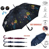 Парасолька С 76426 3 види, напівавтомат, d=85 см, довжина: 85 см, 8 спиць, тростина, в пакеті, ВИДАЄТЬСЯ ТІЛЬКИ МІКС ВИДІВ