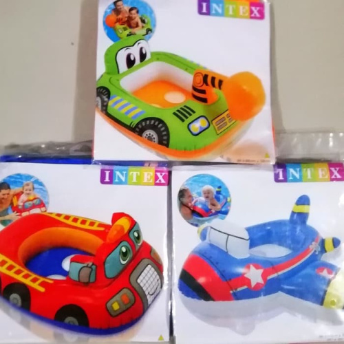 Коло дитяче надувне для плавання Intex 59586 «Транспорт» (58*73 см, розмір тип: XS, з трусиками, спинка, вік 1+, до 15 кг) фото 8