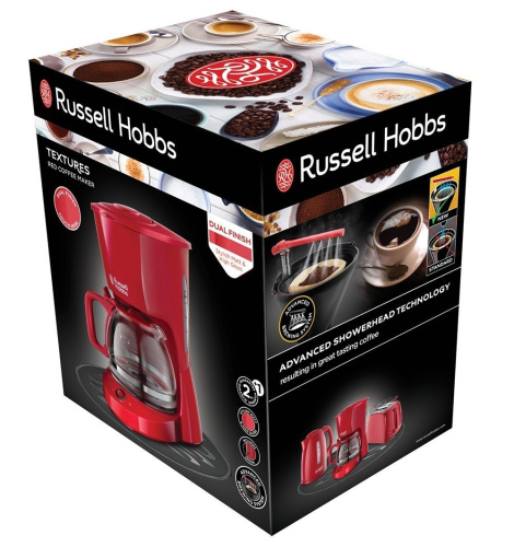 Картинка  Кофеварка Russell Hobbs  Textures Red (22611-56) от магазина cd-market фото 6