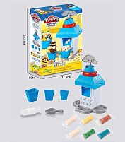 Тісто для ліплення XS 5110-2 6 кольорів, форми, інструменти, в коробці