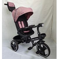 Велосипед дитячий триколісний Turbotrike MT 1002-1 Mauve Pink (колеса: передні Ø26 см, задні Ø23 см, батьківська ручка, МР3, USB)