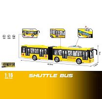 Автобус WY 913 A звуки, підсвічування, інерція, дверцята відкриваються, масштаб 1:16, в коробці