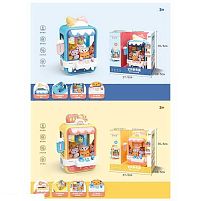 Ігровий автомат 33935 2 види, мелодії, регуляція гучності, м’які іграшки, кульки, від батарейок/мережі, в коробці