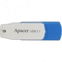 Картинка  Накопичувач Apacer 64GB USB 3.1 AH357 Blue/White (AP64GAH357U-1) магазин cd-market