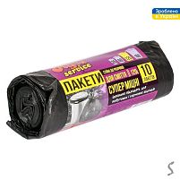 Пакети для сміття надміцні 120л 10шт/уп 70*105см Stenson KS-1023