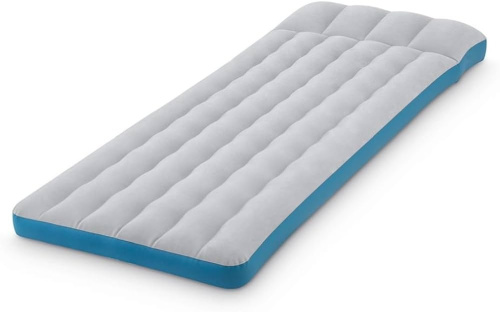 Надувний матрац Intex 67998 «Camping Mat» (20*72*189 см, 23 см з підголівником, одномісний, до 136 кг)