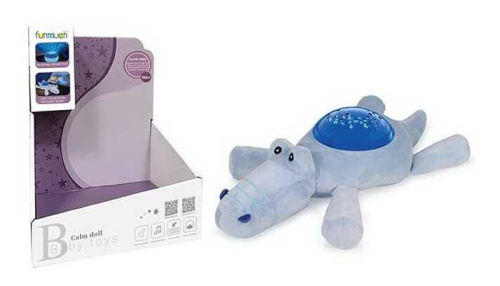 Нічник FM 666-57 проєктор, мелодії, звуки природи, регульована гучність, в коробці