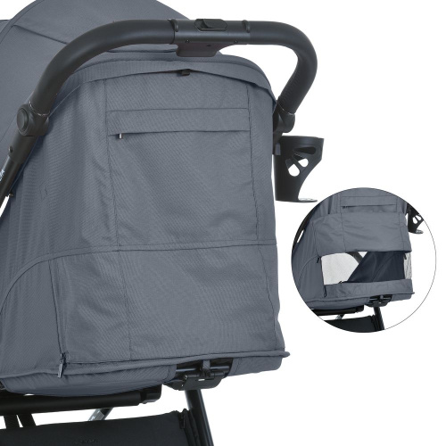 Коляска дитяча прогулянкова El Camino ME 1182 MALTA Iron Gray фото 14