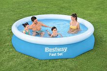 Надувний басейн Bestway 57456 (66*305 см., об'єм: 3200 л., серія: Fast Set)