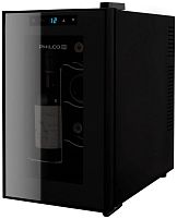Картинка  Винотека Philco  45см/8 бутылок/температур 10-18 С/Led-подсветка/сенсор/дисплей/черный (PW8F) магазин cd-market