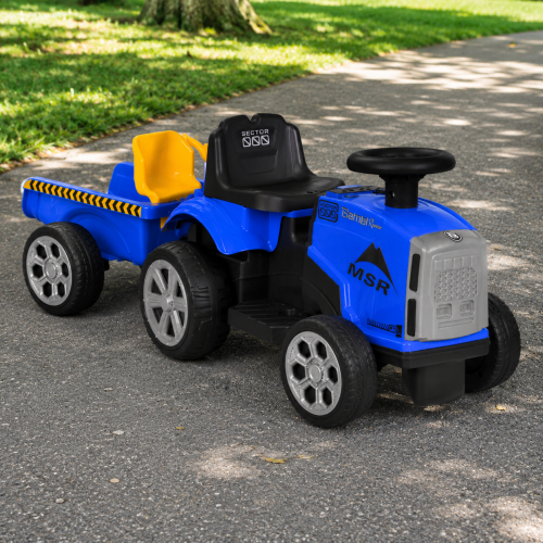Електромобіль дитячий Bambi Racer M 6346ER-4 «Трактор» (колеса: передні Ø6", задні Ø6,7"/EVA, акк: 6V/7Ah, мотор: 2*6V/25W, до 5 км/г, до 25 кг) фото 4