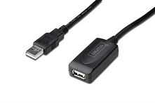 Картинка  Кабель DIGITUS USB 2.0 (AM/AF) активный удлинитель 25м (DA-73103) магазин cd-market