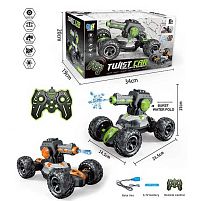 Машина на радіокеруванні DH 666-14 (24/2) пульт керування 2,4 GHz, акум. 3,7 V, стріляє орбізами, 4х4, в коробці