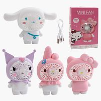 Вентилятор M 18598 герой, 3 режими, вбудований акумулятор, USB Type-C, в коробці, ВИДАЄТЬСЯ ТІЛЬКИ МІКС ВИДІВ