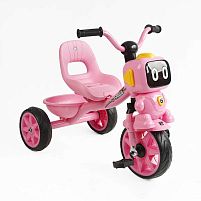 Велосипед 3-х колісний BS-60413 "Best Trike" колеса EVA переднє 10’’, заднє 8’’, сталева рама, УКР. ОЗВУЧУВАННЯ, кошик, в коробці