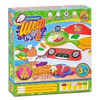 Тісто для ліплення "Маленький Шеф кухар" 7297 (12) "4FUN Game Club", звук, в коробці