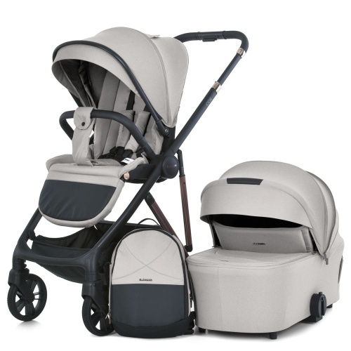 Коляска дитяча прогулянкова El Camino ME 1190 COIL Cloud Beige (універсальна, 2в1) фото 9