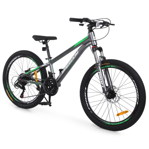 Велосипед двоколісний спортивний Profi FD-2402 «Freedom» (колеса Ø24"/гума, рама: 11"/алюміній, швидкостей: 21, обладнання Shimano)
