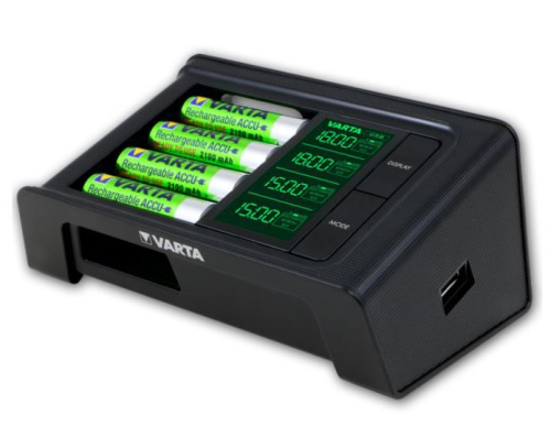 Картинка  Зарядное устройство VARTA LCD SMART CHARGER (57674101441) от магазина cd-market фото 2