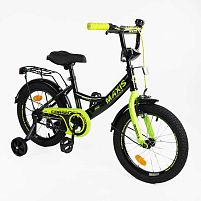 Велосипед дитячий двоколісний 16" Corso MAXIS CL-16338 ручне гальмо, дзвіночок, сидіння з ручкою, додаткові колеса, ЗІБРАНИЙ НА 75%, в коробці