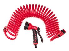 Картинка  Ороситель пистолетный TOP TOOLS с шлангом спиральным, 15 м (15A711) магазин cd-market