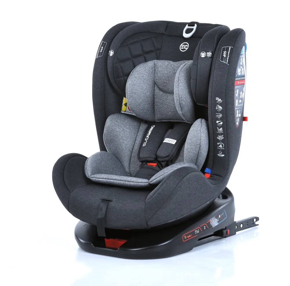 Автокрісло дитяче El Camino ME 1114 EVEREST Light Gray фото 2