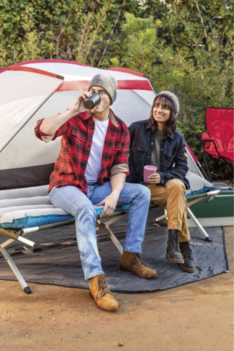 Надувний матрац Intex 67998 «Camping Mat» (20*72*189 см, 23 см з підголівником, одномісний, до 136 кг) фото 10